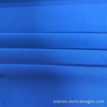 Recycled Polyester Ssustainable Woven Spandex Solid Fabric